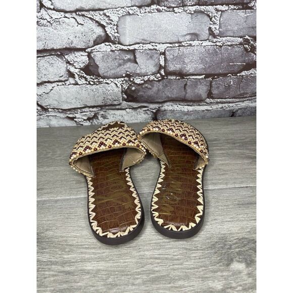 Sam Edelman Gunner 3 Peach Pearl Beaded Multi Sandals Women’s Sz 6.5M US/36.5EU - Picture 4 of 16